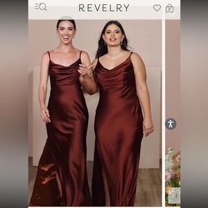 Revelry Skye Satin Dress